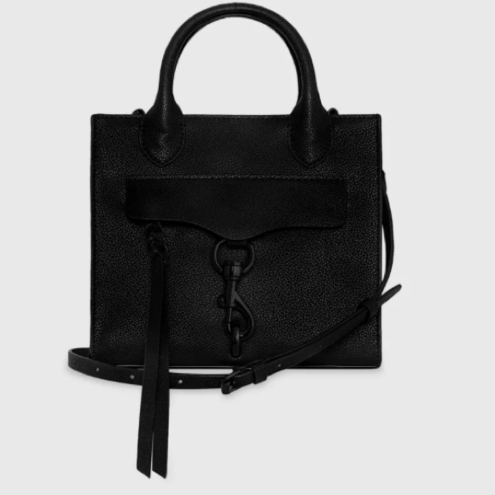 Rebecca Minkoff Black Megan Mini Tote